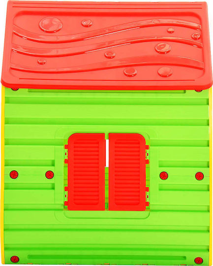 vidaXL Plastic Kids Playhouse Multicolour 102x90x109cm