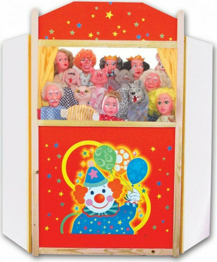Afoi Kalantzi Puppentheater Holzpuppentheater