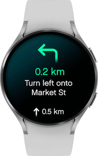 Samsung Galaxy Watch4 Aluminium 44mm Waterproof with Heart Rate Monitor (Silver)