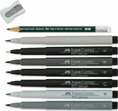 Faber-Castell Pitt Artist Design Markers Multicolour 8pcs