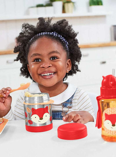 Skip Hop Zoo Stainless Steel Insulated Food Jar Fox Baby Food Thermos Stainless Steel 350ml