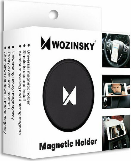 Wozinsky Car Mobile Mount with Magnet Black