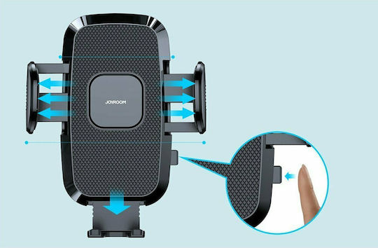 Joyroom JR-ZS259 Car Mobile Mount 6.7" with Adjustable Hooks Black