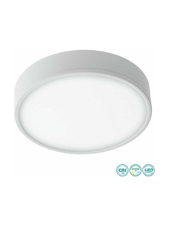 Fan Europe Led Mount Ceiling Light 16.8cm White with Integrated LED