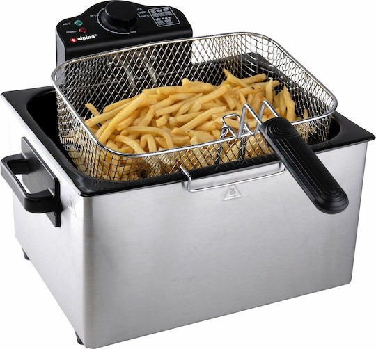 Alpina Appliances 82001 Fritteuse 5Es Silber