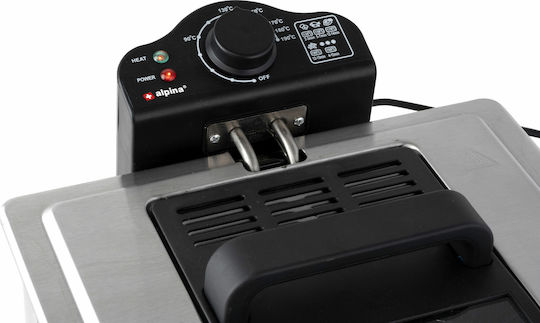 Alpina Appliances 82001 Fritteuse 5Es Silber