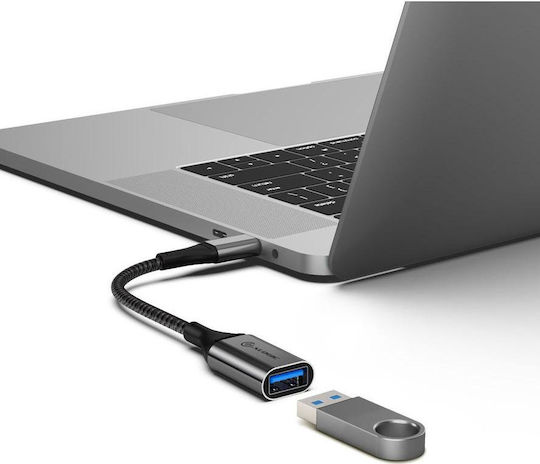 Alogic USB-C male - USB-A female (ULCAA-SGR)