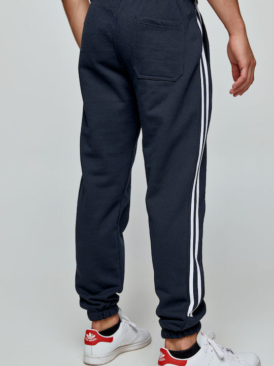 Bodymove Men's Sweatpants with Rubber Navy Blue