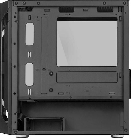 Silverstone FARA FAH1MB Mini Tower Κουτί Υπολογιστή Μαύρο