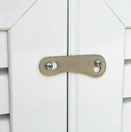 Cleverlok Lock for Sliding / Hinged Doors Silver