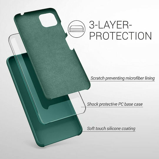 KWmobile Flexible Rubber Back Cover Σιλικόνης Turquoise Green (Galaxy A22 5G)