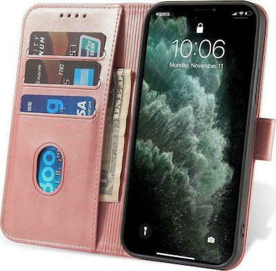 Hurtel Magnet Synthetic Leather Wallet Pink (Galaxy A52 / A52s)