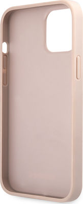 Guess 4G Metal Logo Synthetic Back Cover Pink (iPhone 12 / 12 Pro)