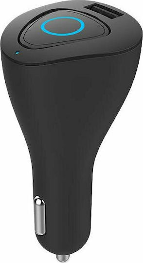 Kruger & Matz Traveler K1 In-ear Bluetooth Handsfree Earphones Black