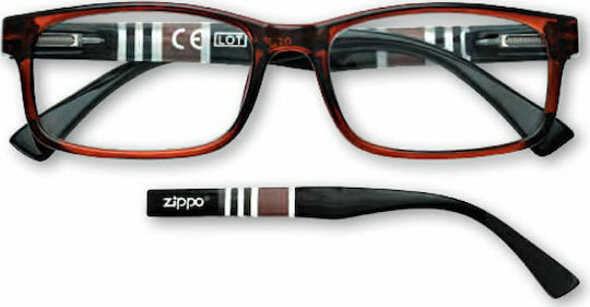 Zippo Reading Glasses +3.50 in Brown color 31Z-B25-BRO350