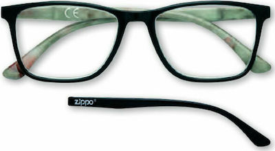 Zippo Lesebrille +1.00 in Schwarz Farbe 31Z-B22-GRE100