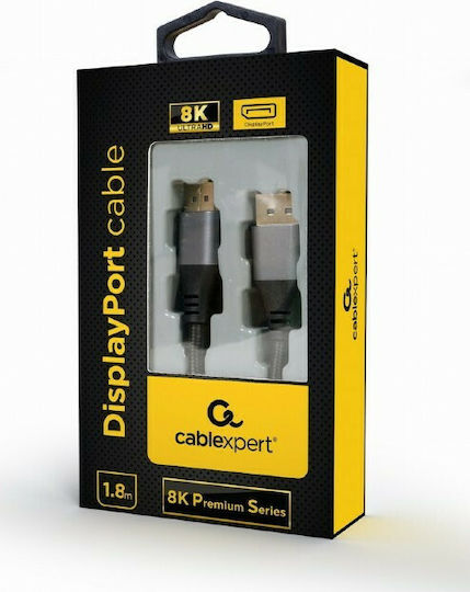 Gembird Cable DisplayPort male - DisplayPort male 1.8m Black (CC-DP8K-6)
