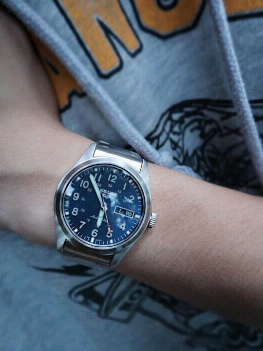 Seiko 5 Sports Ρολόι Αυτόματο με Μεταλλικό Μπρασελέ Seiko 5 Sports Ρολόι Αυτόματο με Μεταλλικό Μπρασελέ