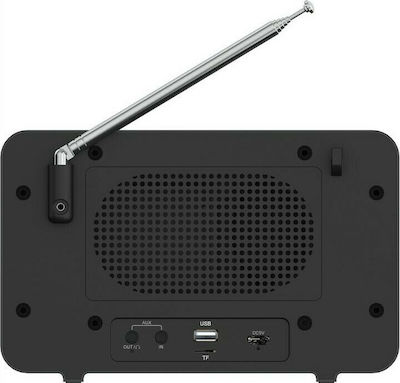 N'Oveen PR950 Tragbares Radio mit Bluetooth und USB Schwarz