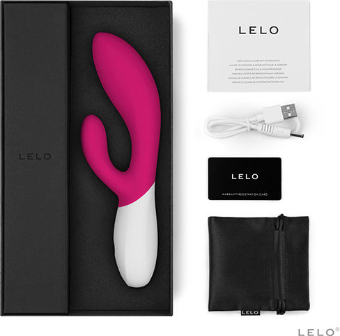 Lelo Ina Wave 2 Вибратор Заек Cerise