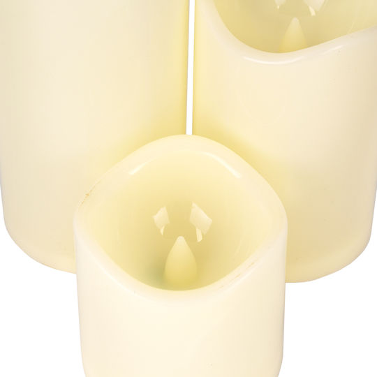GloboStar Lămpi Decorative Pentru Masă LED RGB Lumânare 3 Bucăți
