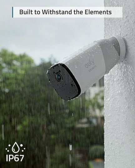 Eufy Surveillance System EufyCam 2 Pro 3 Cameras Wireless Cameras IP 4MP with Control Hub