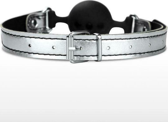 Lovetoy Ball Gag with Nipple Clamp BDSM Kit σε Ασημί Χρώμα