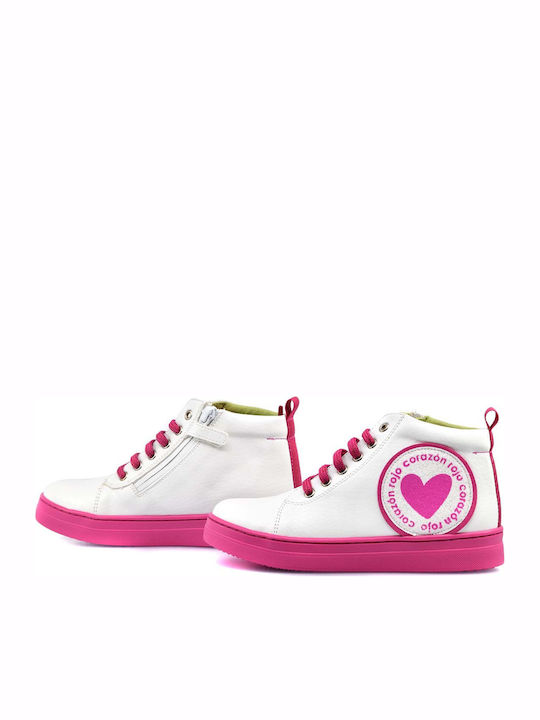 Kids Sneakers High Anatomic White