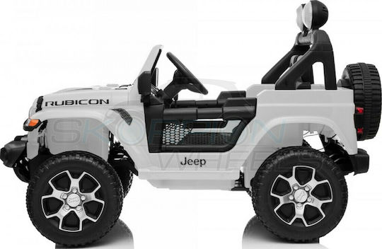 Wrangler Rubicon Μονοθέσιο με Τηλεκοντρόλ Licensed 12 Volt Λευκό