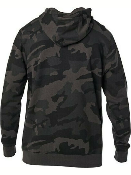 Legacy Moth Φούτερ με Κουκούλα Camo Black
