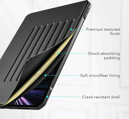 ESR Sentry Flip Cover Μαύρη (iPad Pro 2021 11")