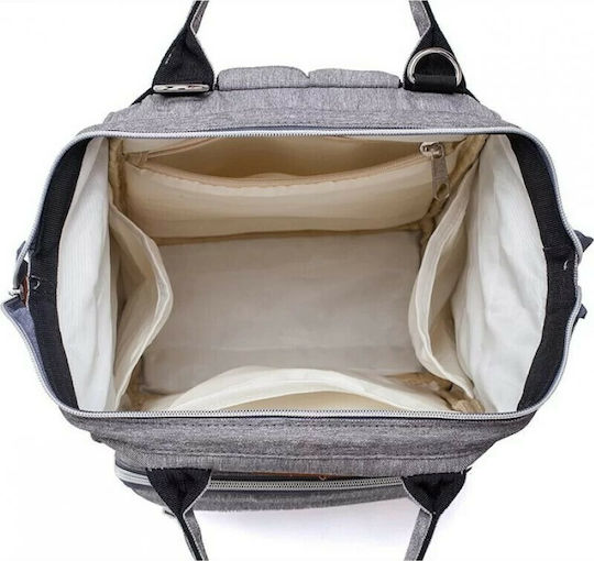 Lequeen Diaper Bag Pink - Grey 38x30x38cm.