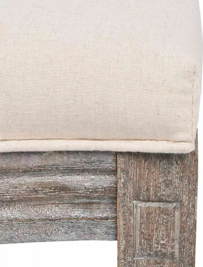 Stühle Speisesaal Cream 4Stück 50x56x95.5cm