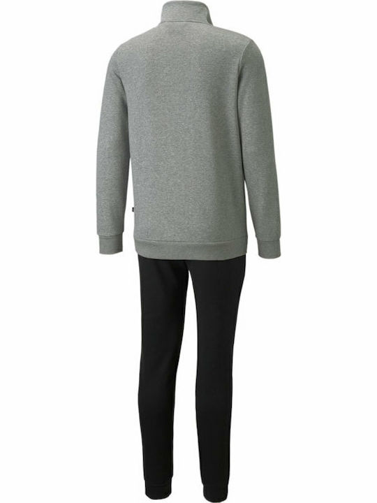 Tracksuit with Elastic Gray - Black