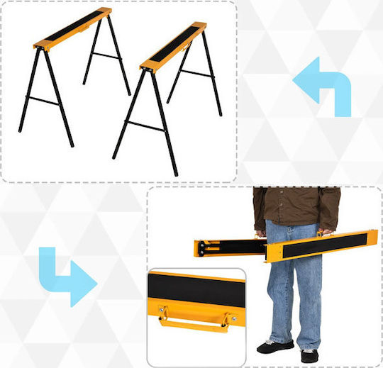 HomCom iron Painting Easel 125kg 2pcs
