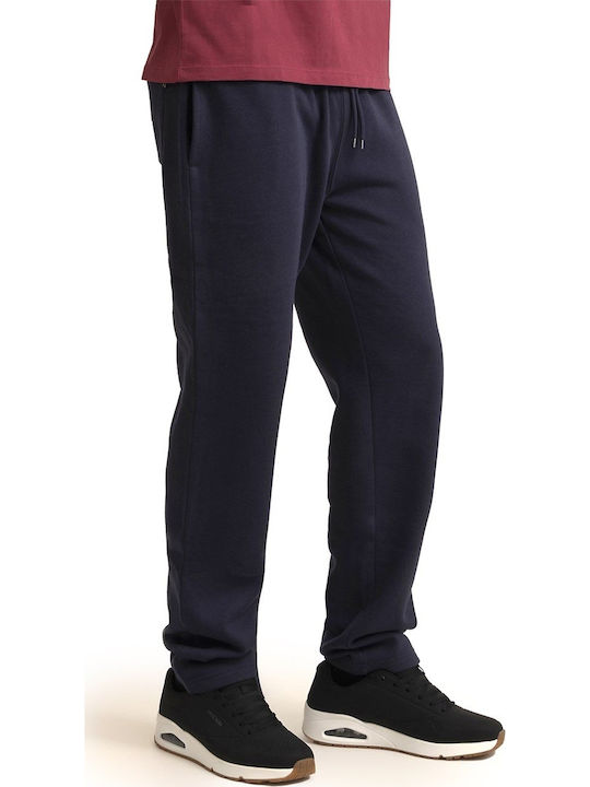 Sweatpants with Elastic Navy Blue