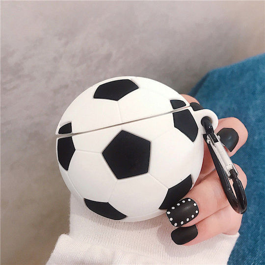 Lykl Football Case Silicone with Hook in Multicolour color for Apple AirPods 1 / AirPods 2
