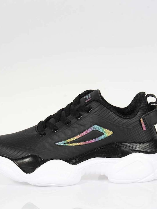 Memory Musha Pu Chunky Sneakers Black