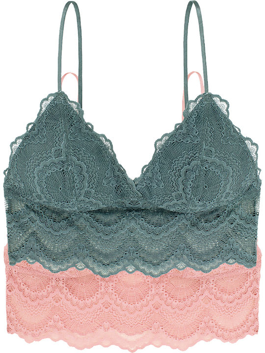 Dorina Green / Pink Bralette pentru femei 2Pack