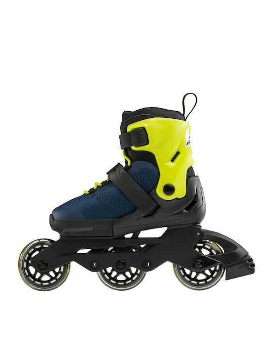 Rollerblade Microblade 3WD 2021 Kids Adjustable Inline Rollers Blue