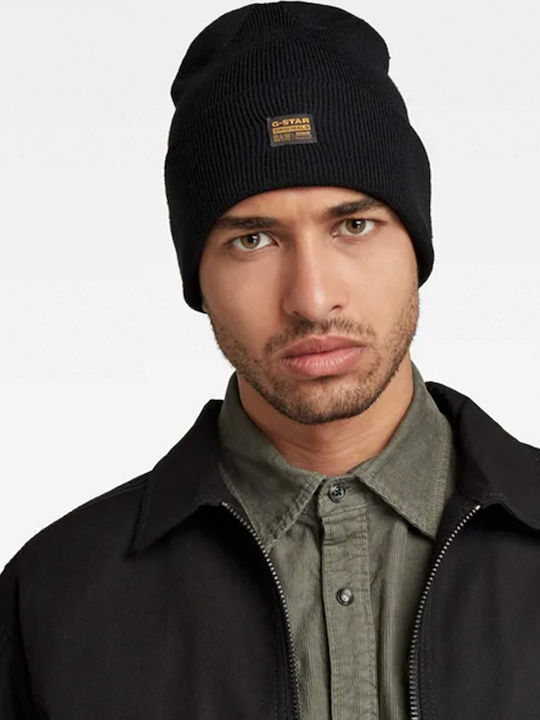 Effo Long Beanie Beanie Knitted in Black color
