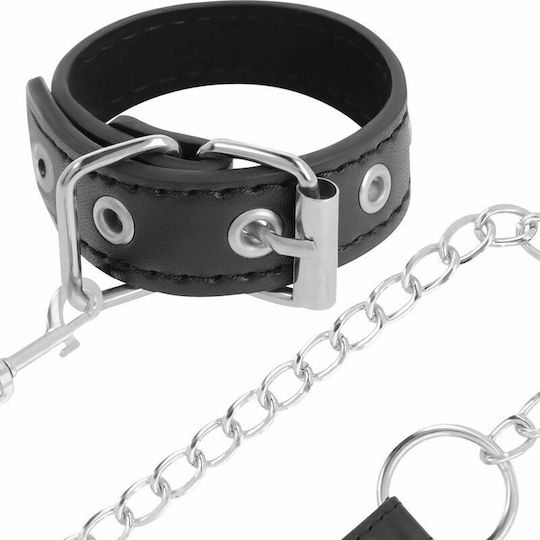 Darkness Darkness Penis Belt With Leash Black
