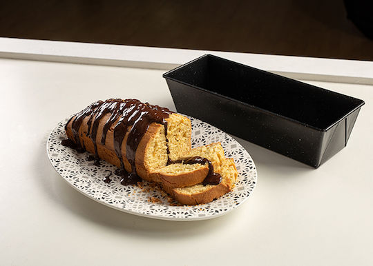 Nava Non-stick Aluminum Cake Baking Pan Nature Black 30x11x7.5cm