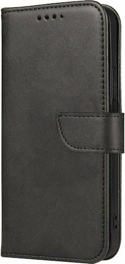 Hurtel Magnet Elegant Book Δερματίνης Μαύρο (Galaxy S21 5G)