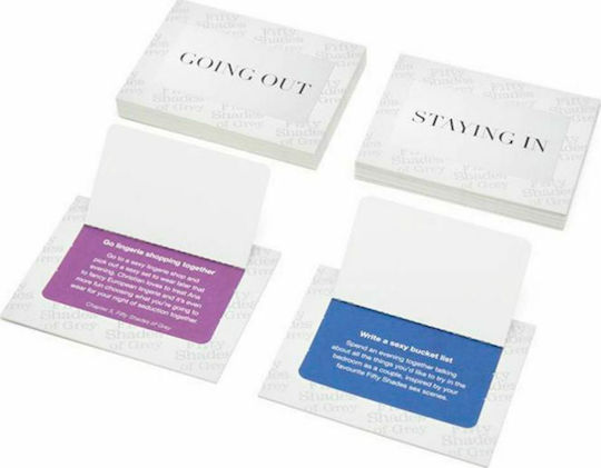 Fifty Shades of Grey Date Night Card Game Ερωτικό Παιχνίδι Καρτών