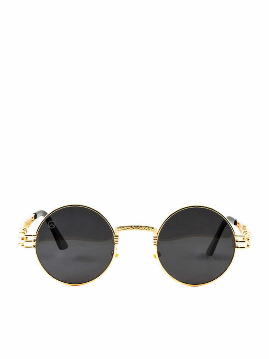 Olympus Sunglasses Apollo Sunglasses Χρυσά with Metal Frame & Black Lens Olympus Sunglasses Apollo Sunglasses Χρυσά with Metal Frame & Black Lens