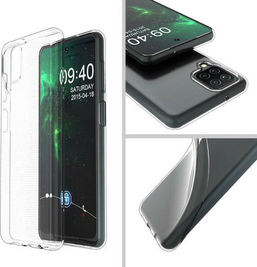 Erbord Back Cover Σιλικόνης 1mm Διάφανο (Galaxy A12)