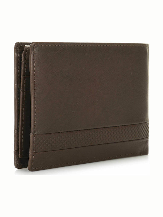 Leather Men's Wallet Classic Brown
