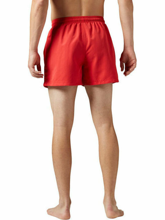 Basic Herren Badebekleidung Shorts Rot