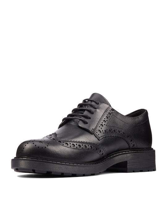 Orinoco2 Women's Leather Derby Shoes Black
